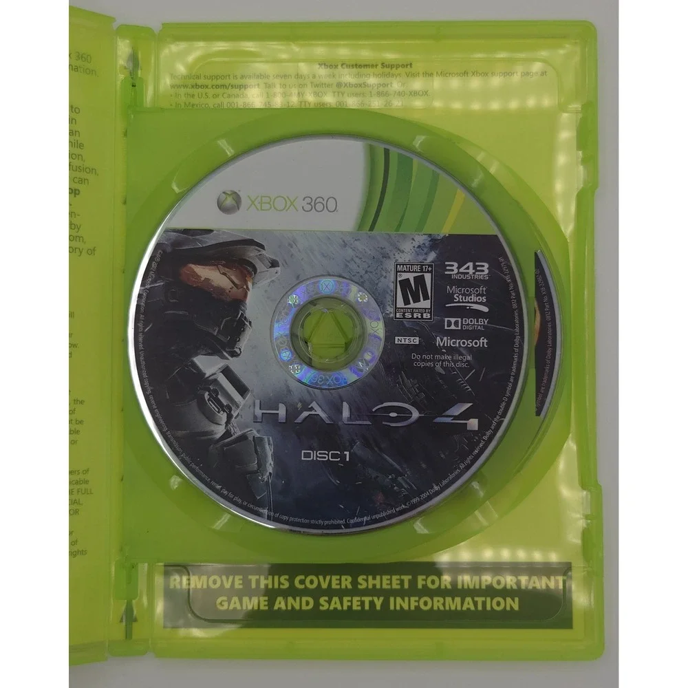 Halo 4 - Xbox 360 - Complete 2-Disc Set - Tested